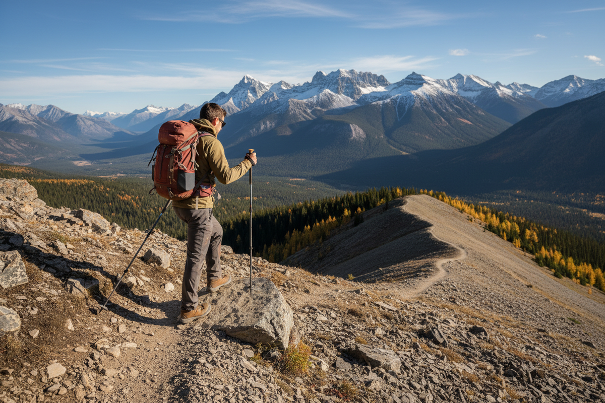 How to Use Trekking Poles for Uphill and Downhill Hiking in Canada
